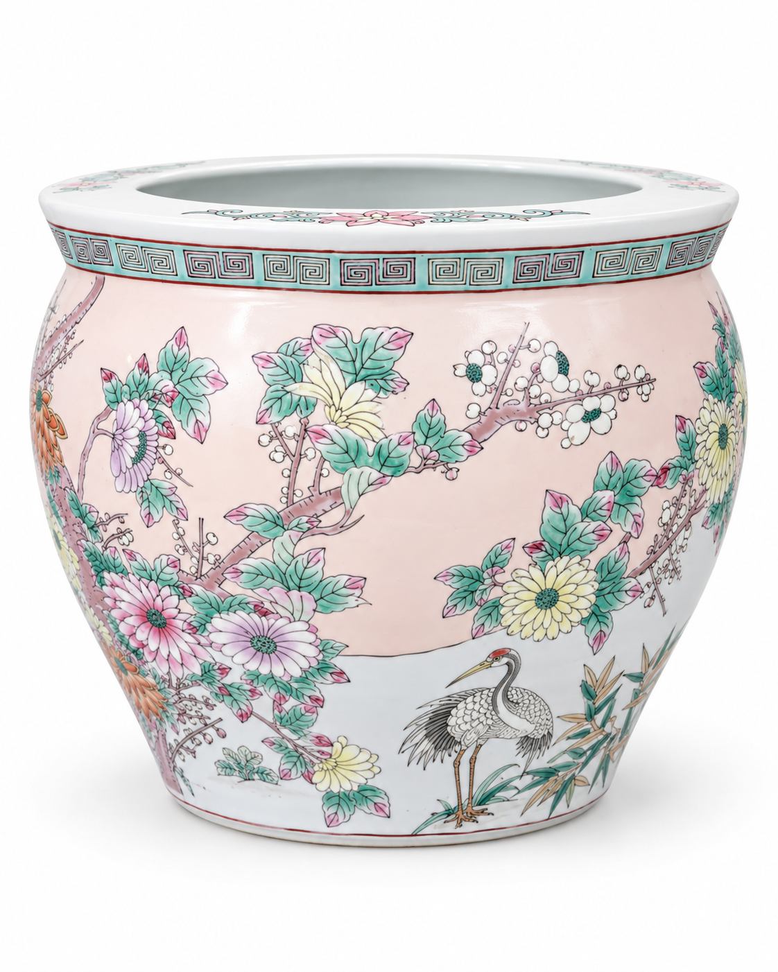 large porcelain planter grandmillennial decor