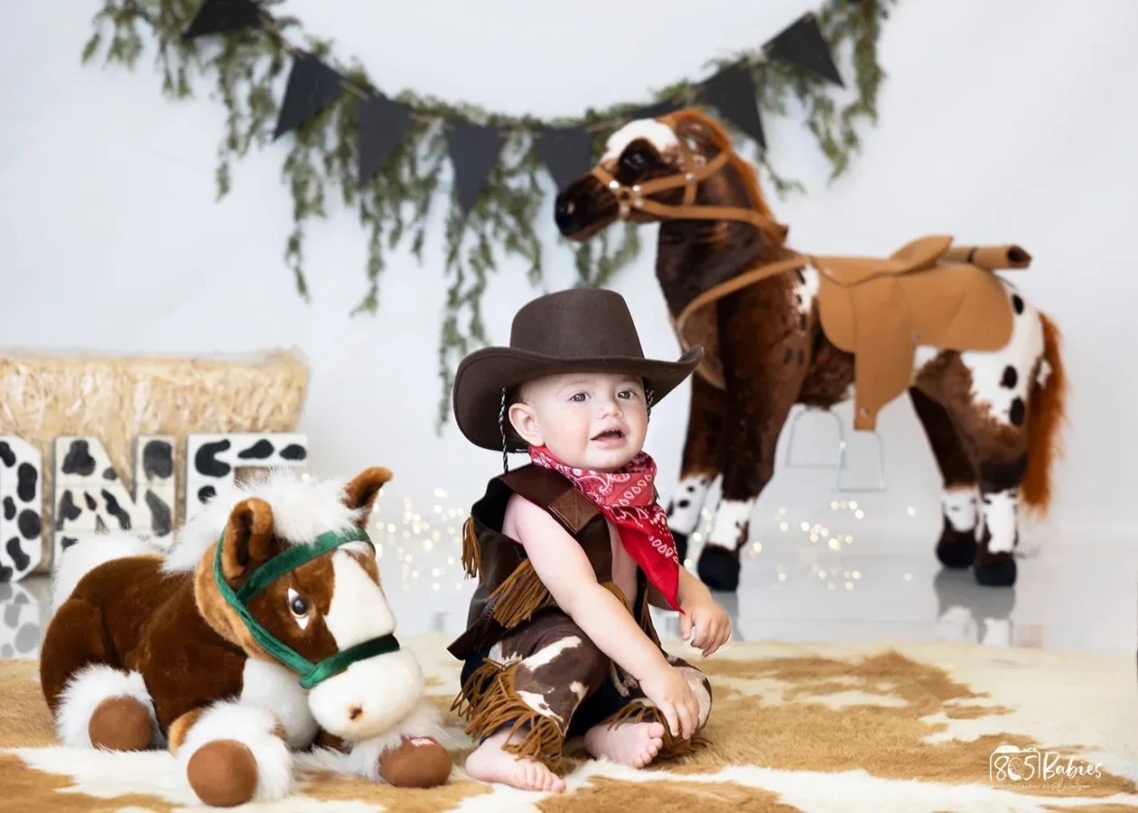 Elija's Cowboy Cake Smash