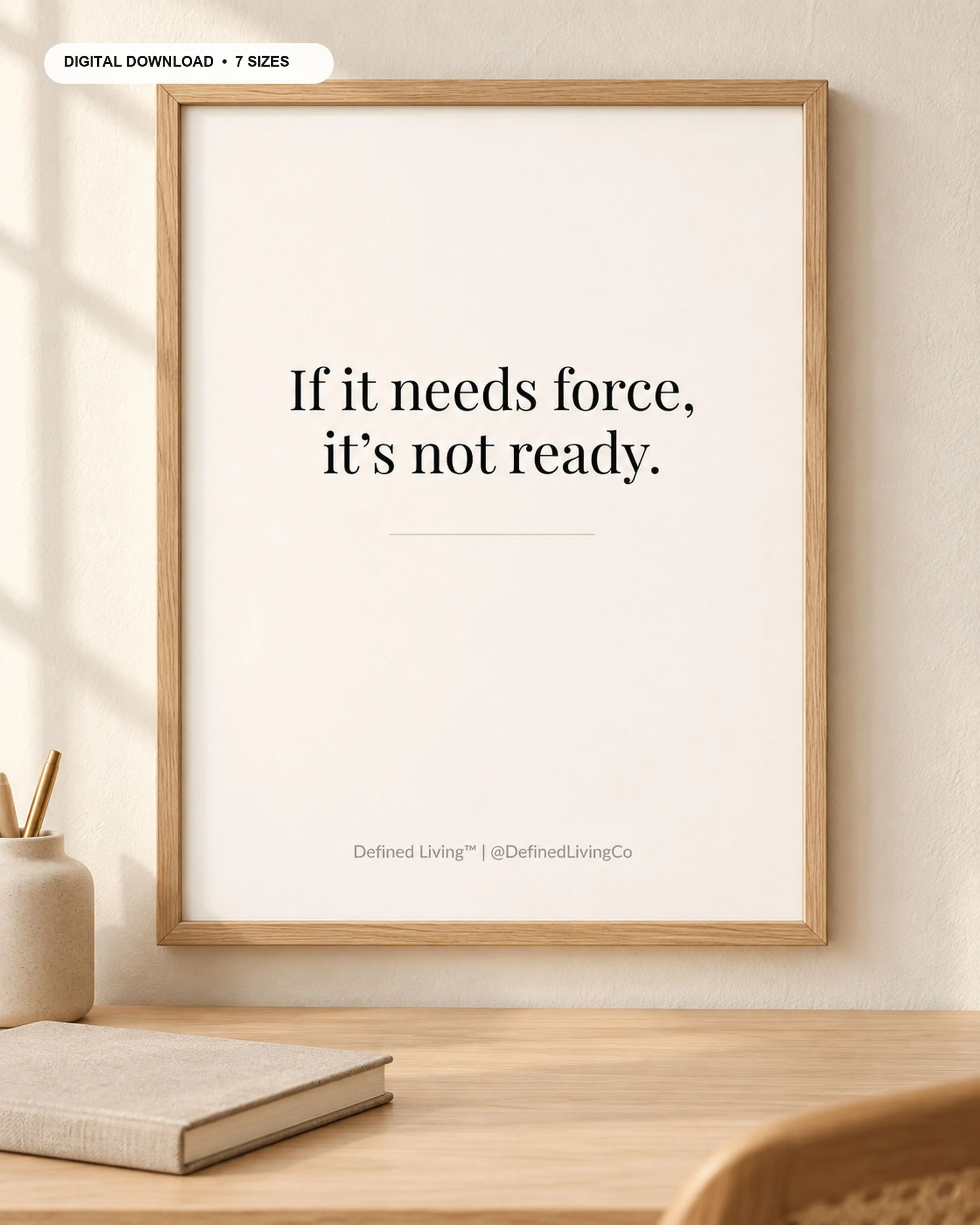 Force & Readiness Printable Reminder