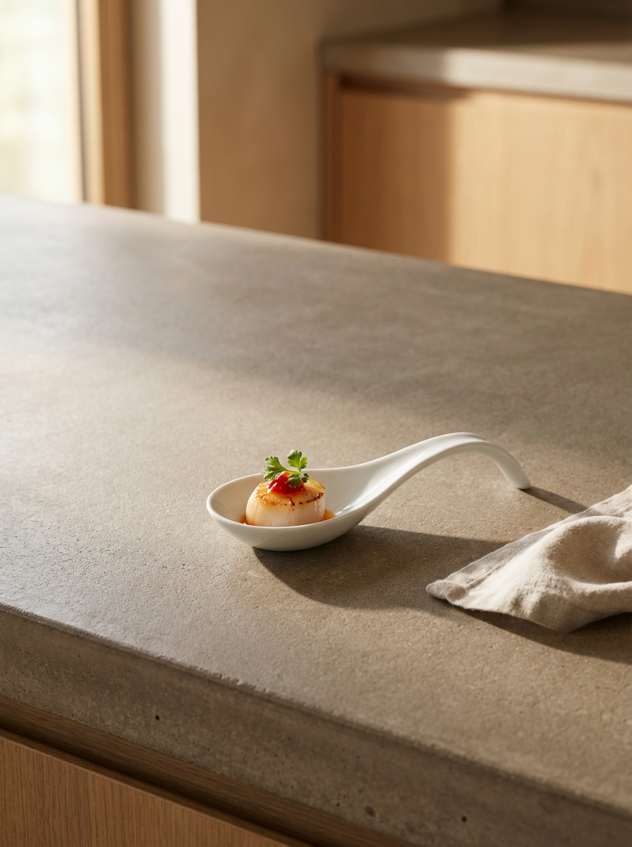 Porcelain Appetizer Spoon