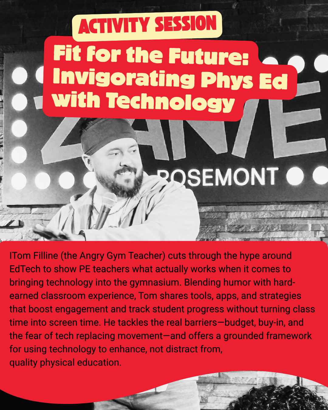 Tom's favorite ways to integrate technology and bring your PE program into the future!