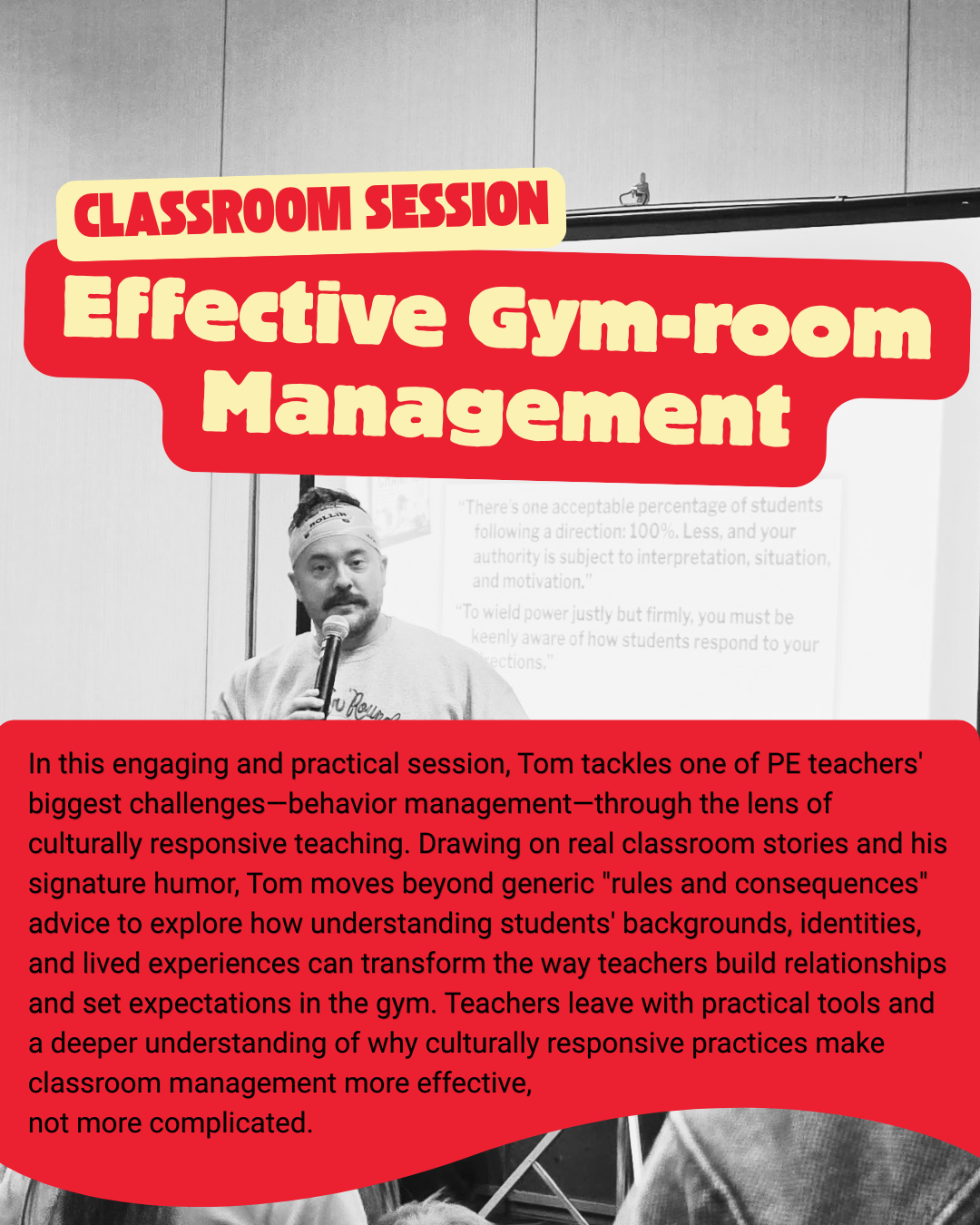 Behavior management made simple- Another session that's perfect for ALL teachers!
