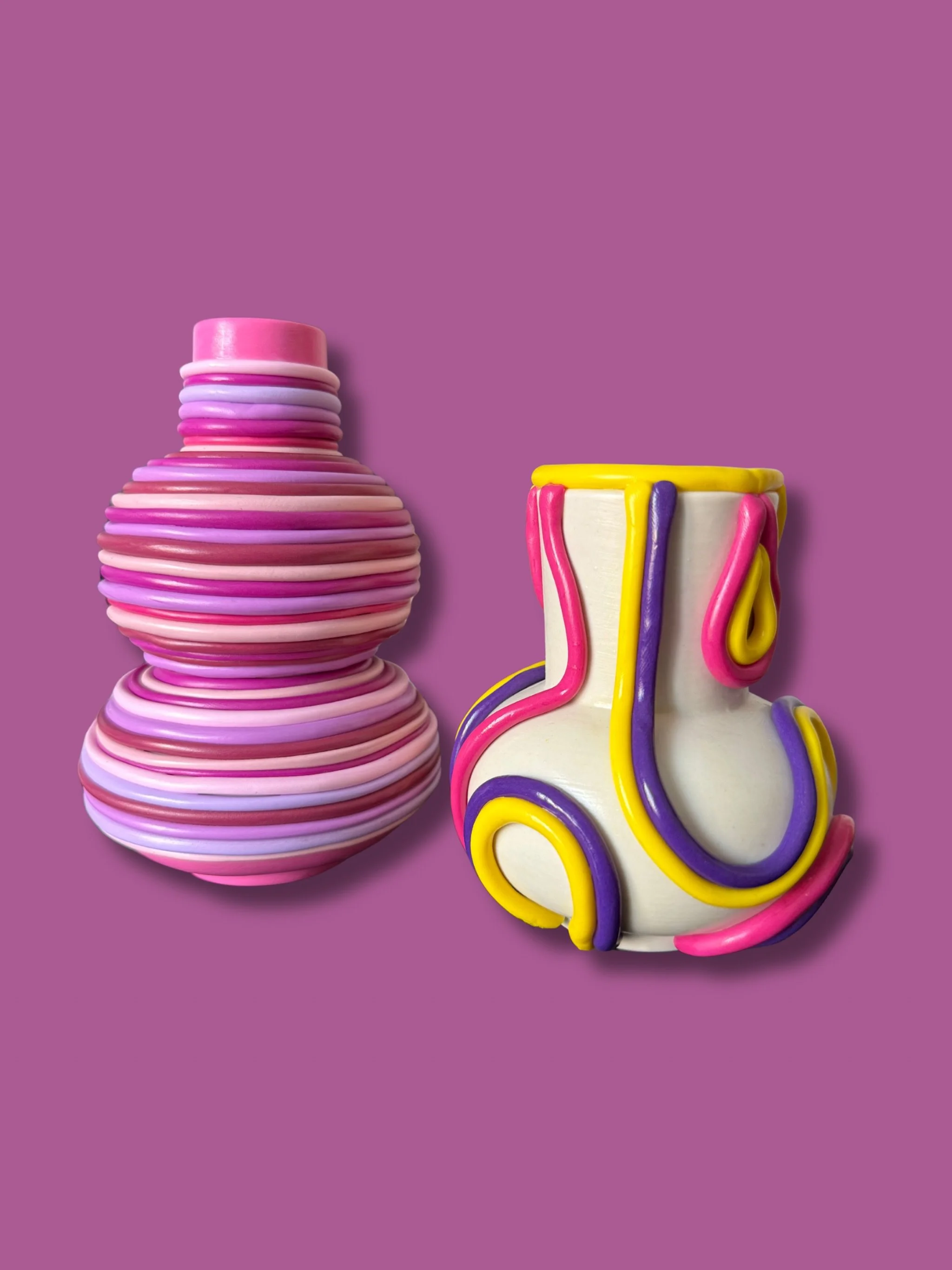 Sneak peak of some new quirky ceramics we&rsquo;ve been working on! All made by hand - imperfections &lsquo;n&rsquo; all ✨

Keep those peepers peeled as more designs will be appearing soon 👀

&bull; 
#holypoly #polymerclay #ceramics #polymerart