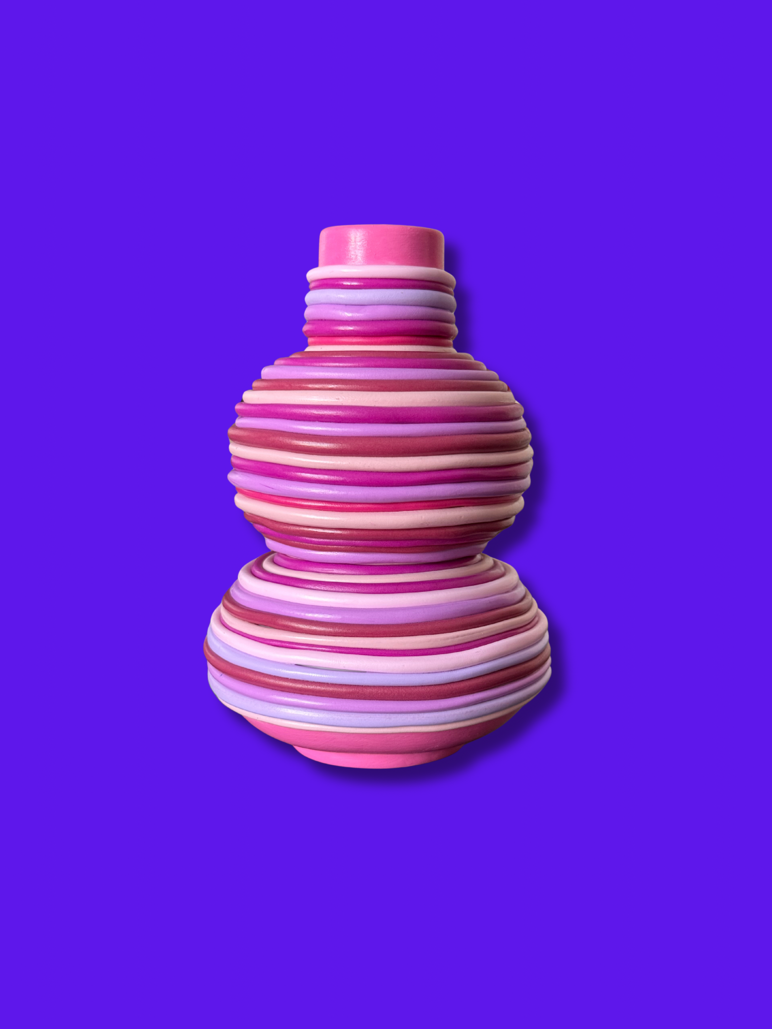 'Stripes' Ceramic Mini Vase