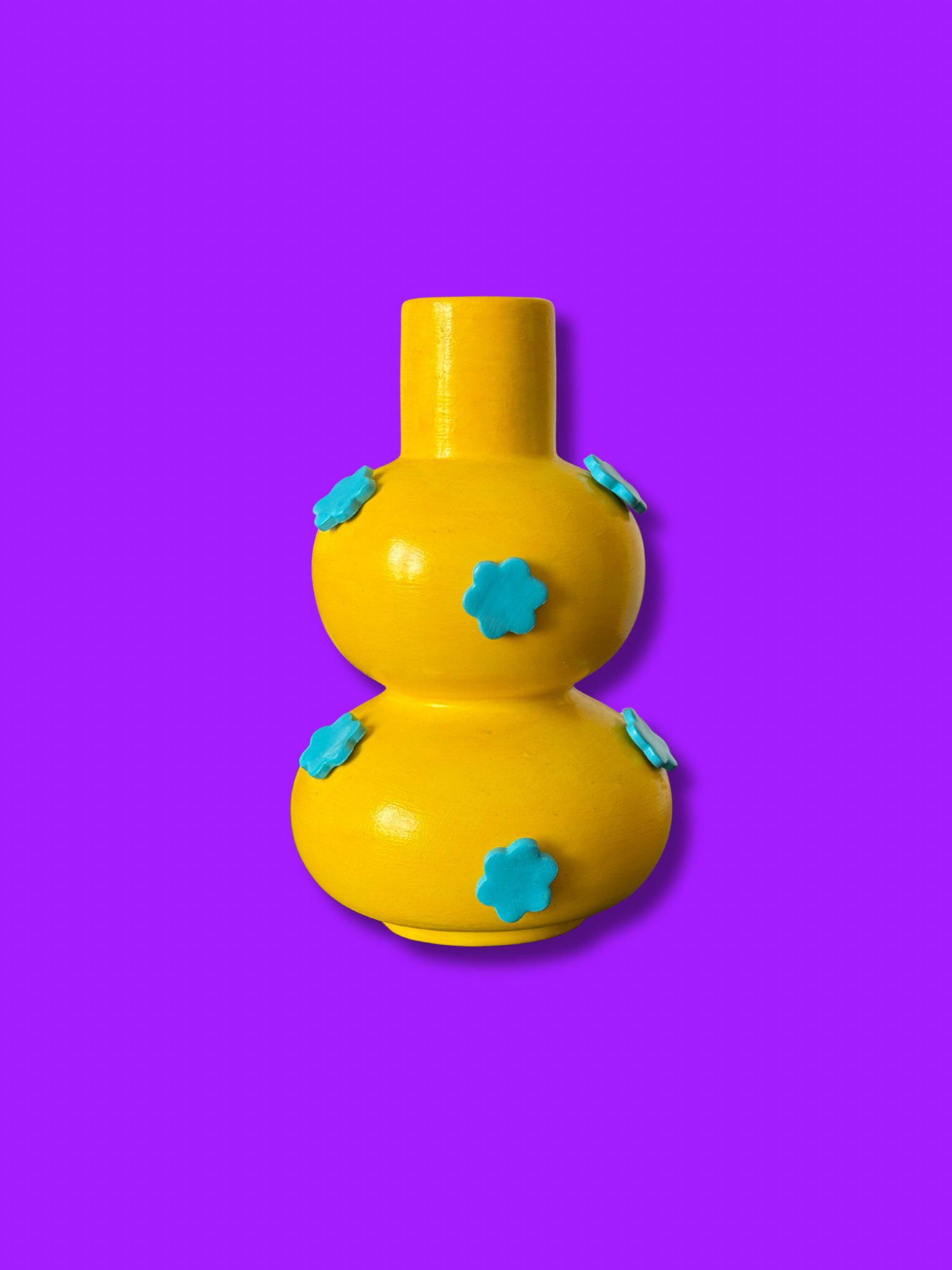 'Flowers' Ceramic Mini Vase