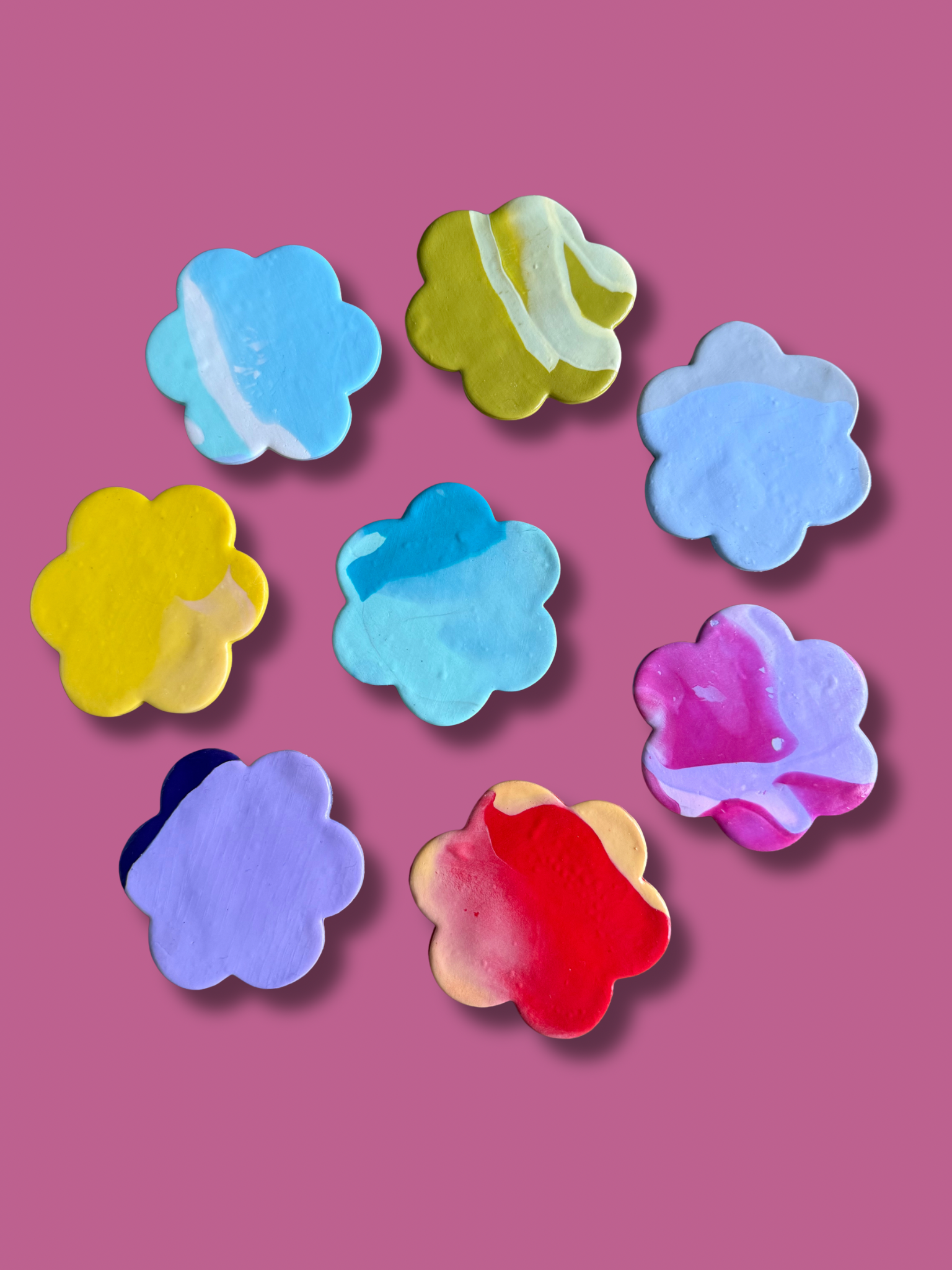 Floral Marble Coaster
