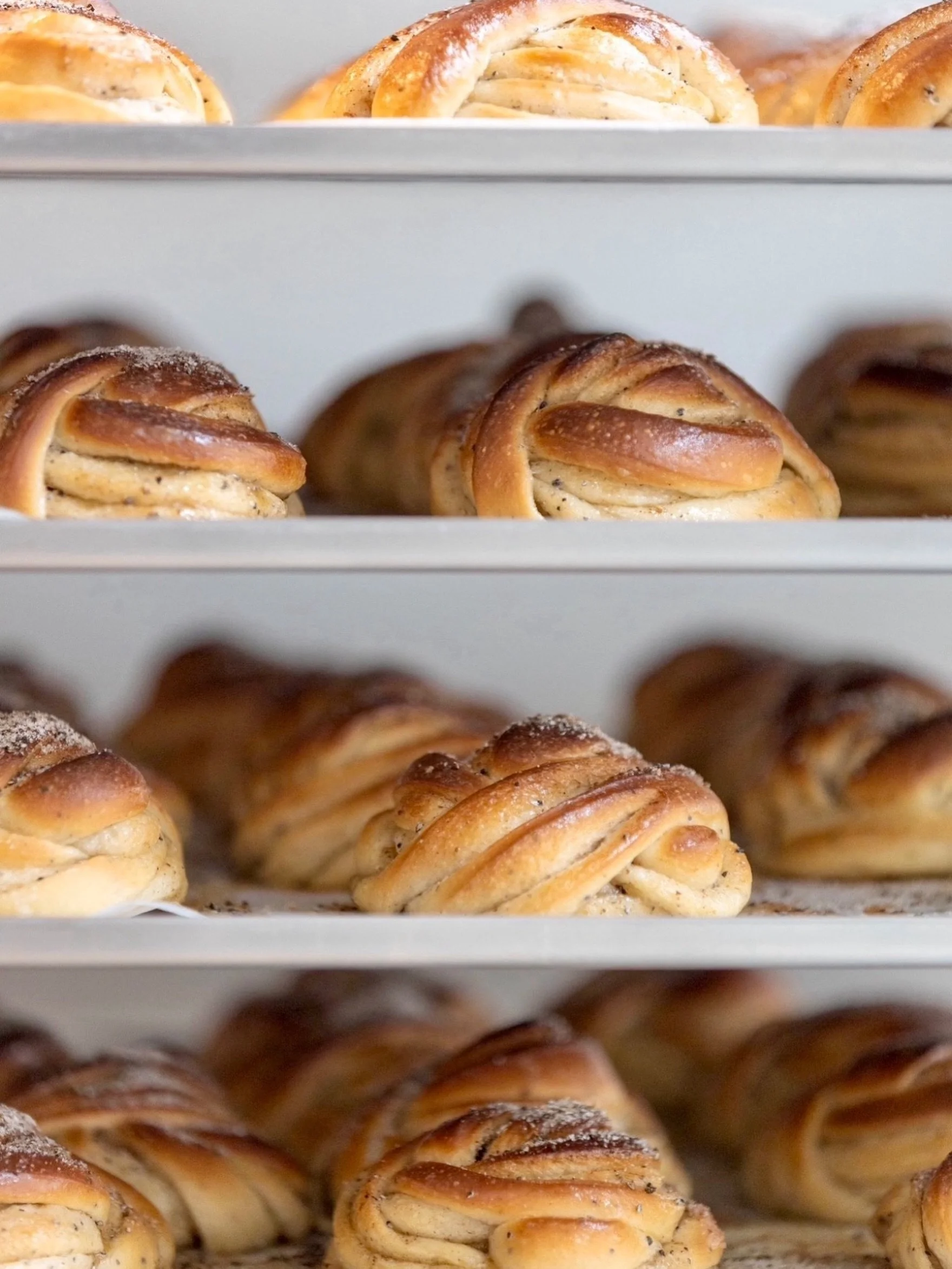 Copenhagen didn&rsquo;t just get good at baking. It became the place the rest of the world now copies 🥐

These cardamom buns are from Juno the Bakery, where the queue is the longest in town every single day they open. Layered, knotted, cardamom-spic