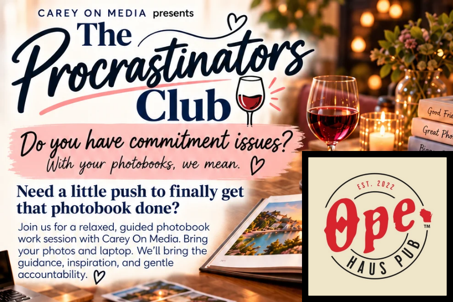 Mon, Nov 30th - Ope Haus - Photobook Procrastinators Club - 5:30-7:30 pm