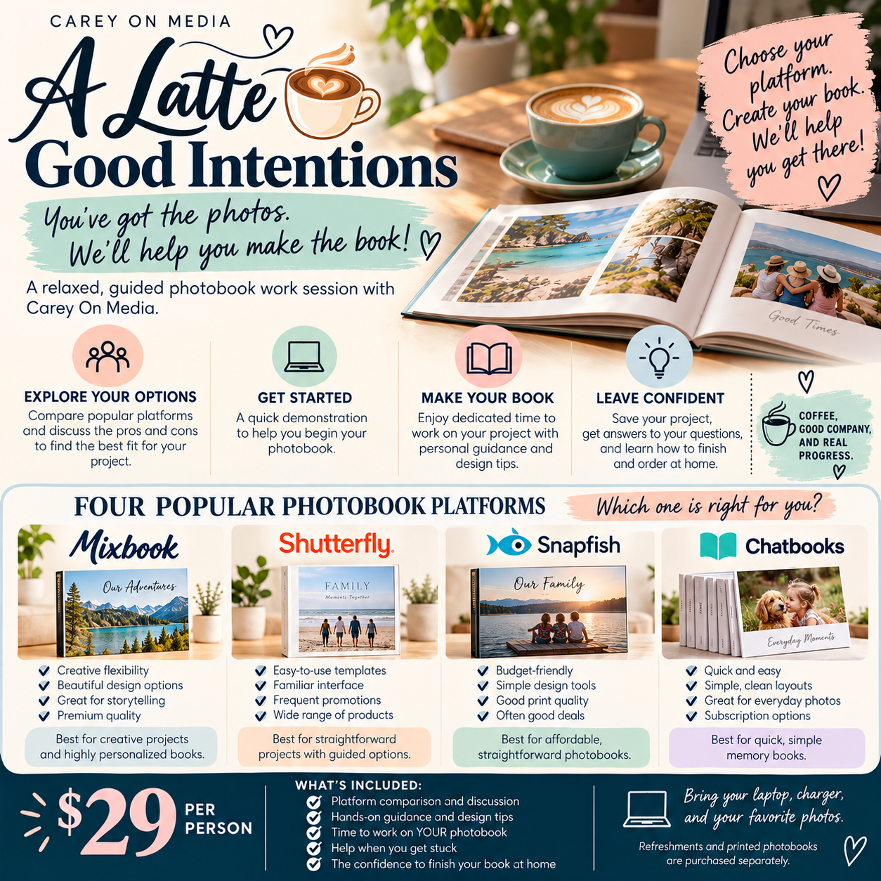 Fri, Oct 31st - A Latte Good Intentions - Morning Work Session (Copy)