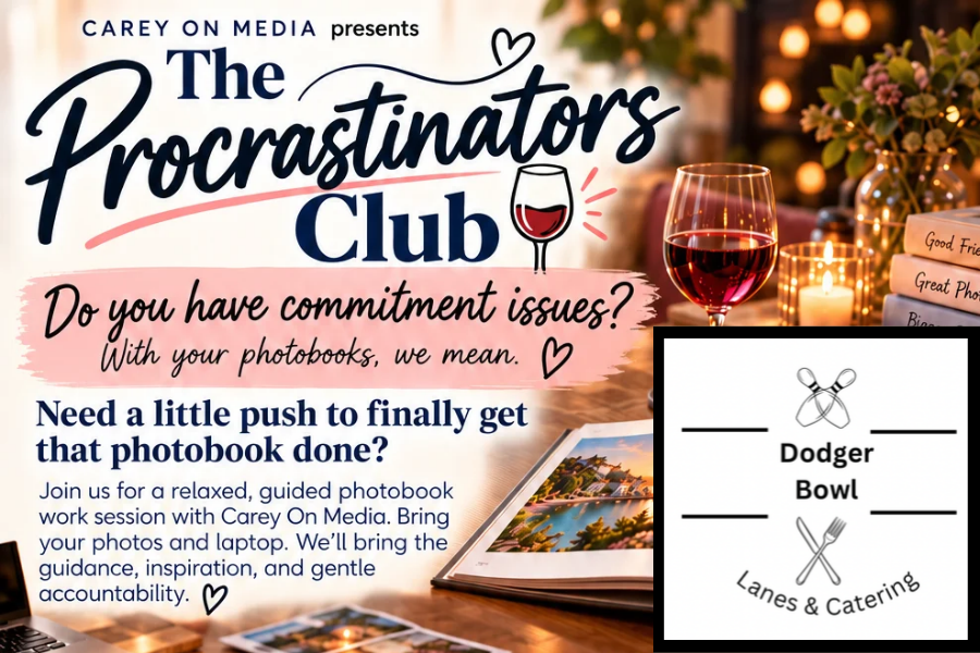 Thu, Nov 5th - Dodger Bowl - Photobook Procrastinators Club 5:30-7:30 pm