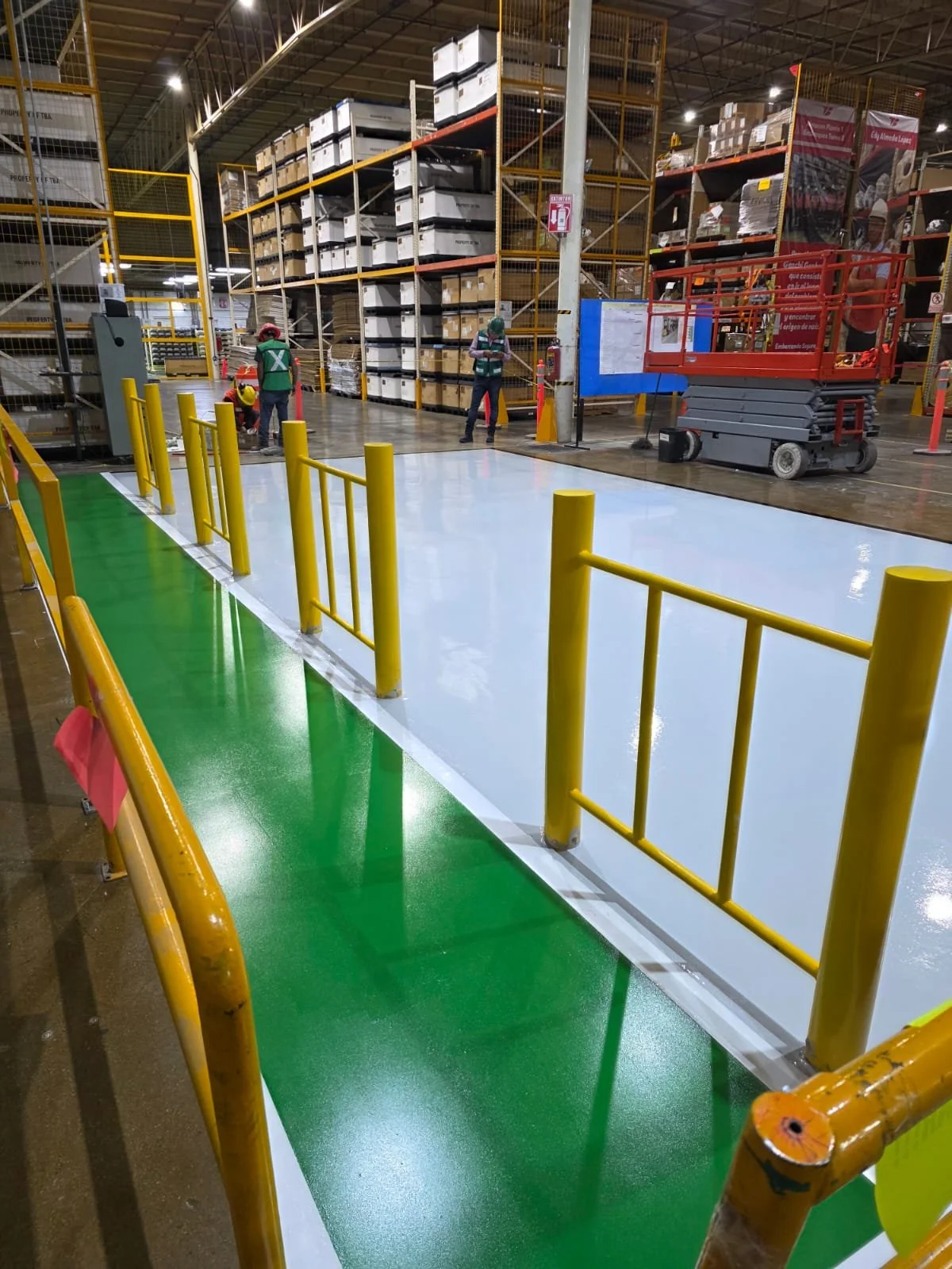 Delimitación de Pasillos Industriales.