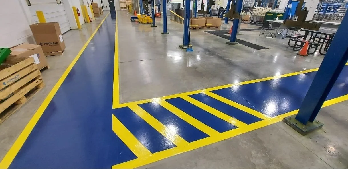 Delimitaciones y Pasillos Industriales.