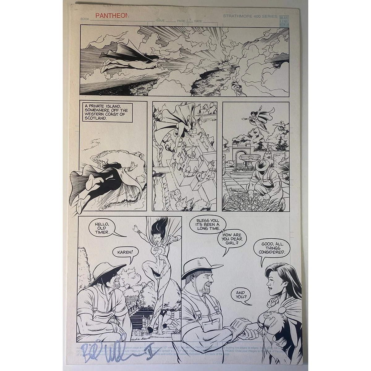 Original Comic Art - Pantheon #1 - Page 17