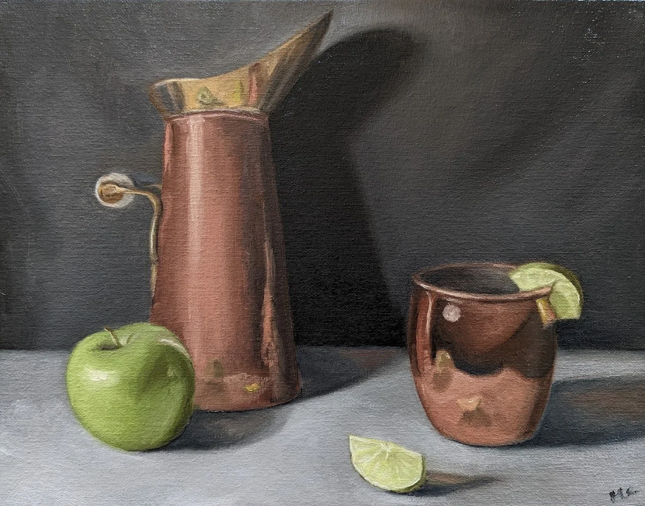 Quiet Abundance, oil on panel