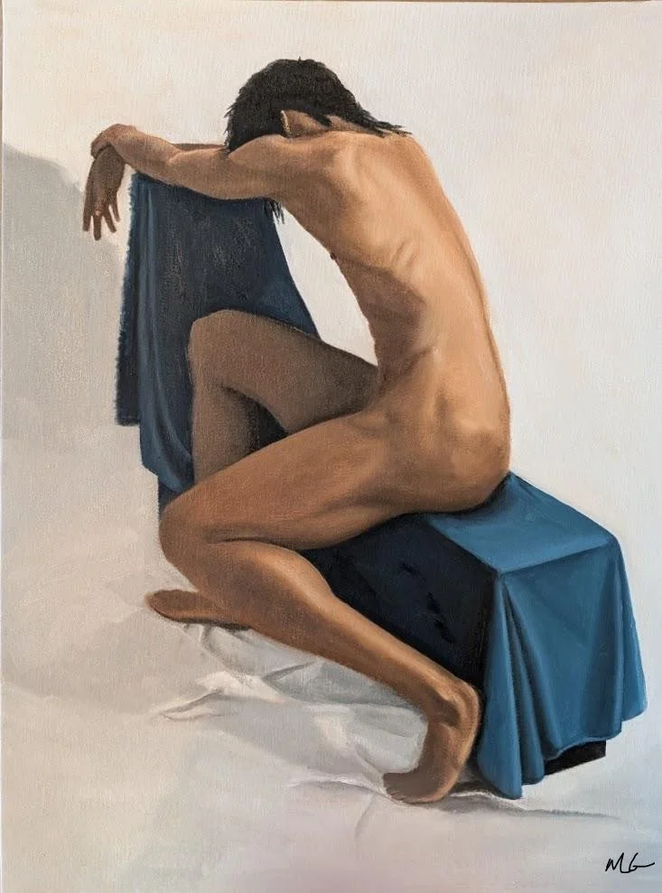 Turned Inward, Oil on canvas