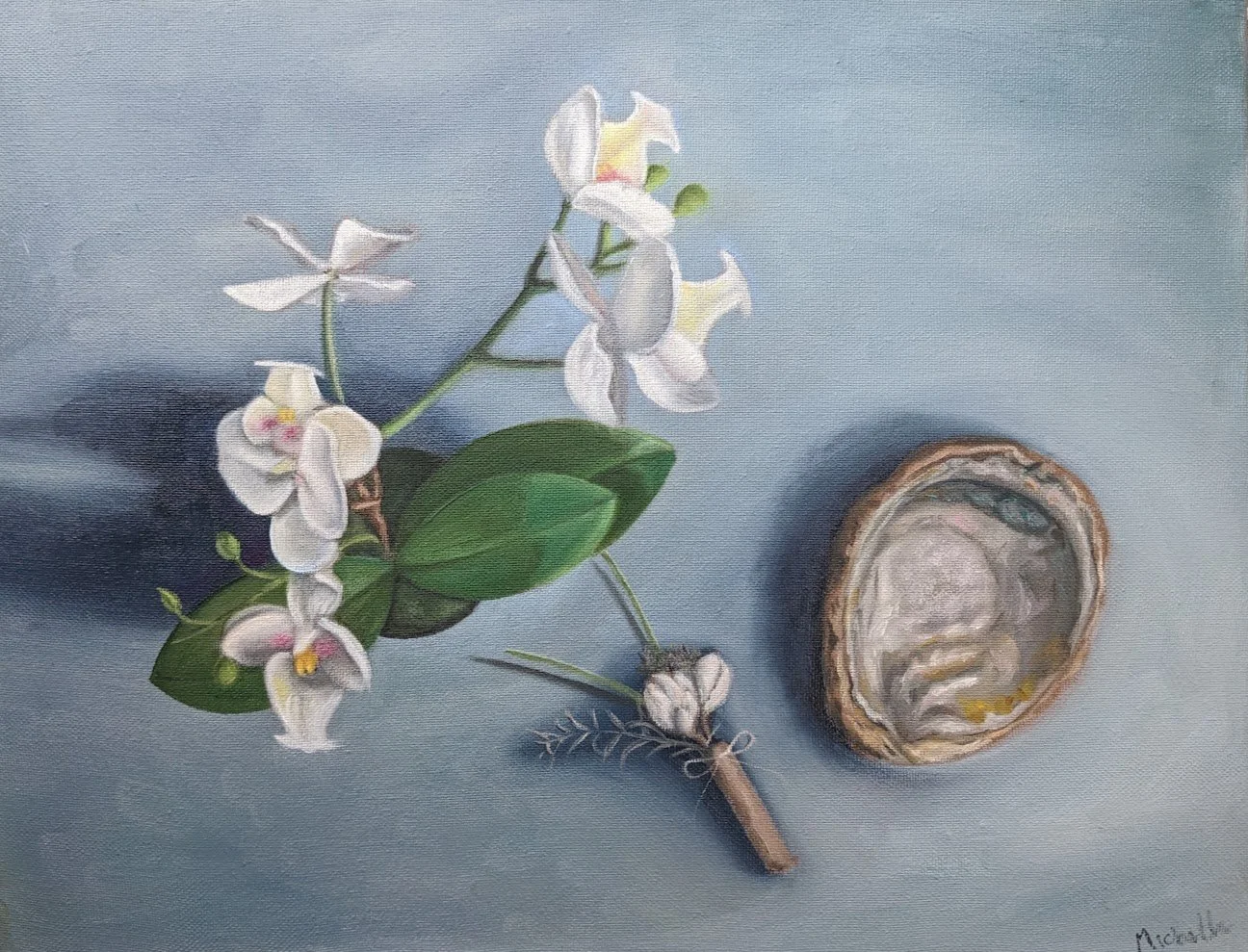 Gathered Treasure, oil on canvas