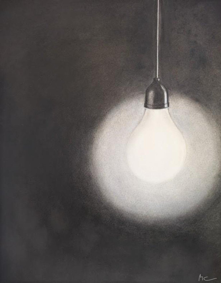 Vestige, Charcoal on paper