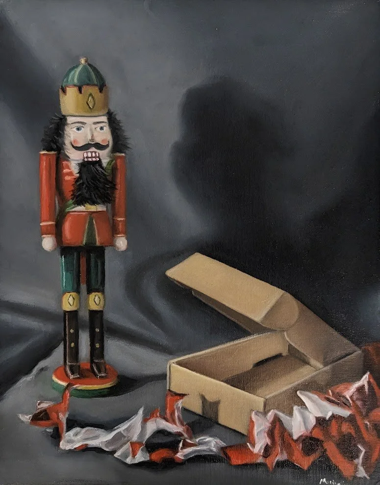 The Dark Side of Christmas, oil on panel