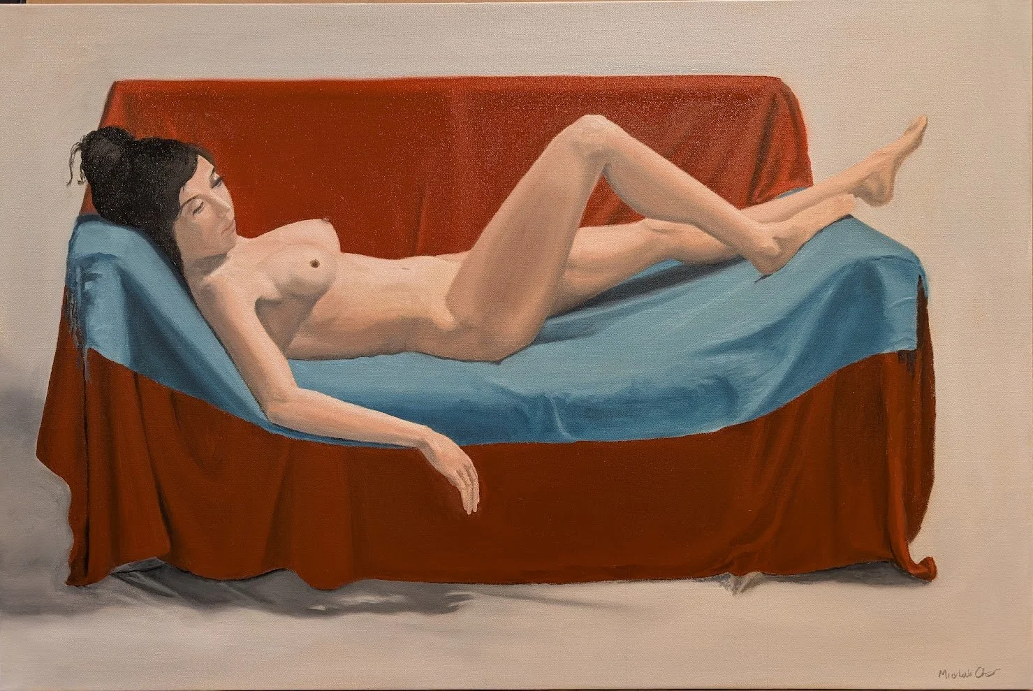 In Repose, Oil on canvas