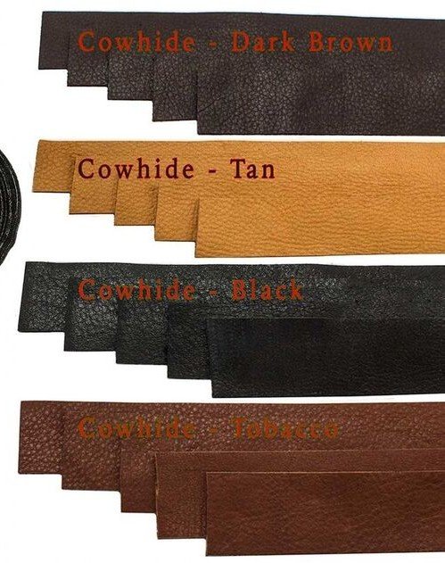 Cowhide Hickory Club Grips