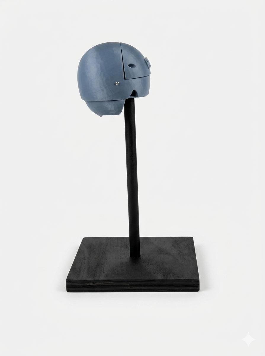 Boopos Blank Puppet Head: Professional Customizable Character Core w/ Jaw Mechanism