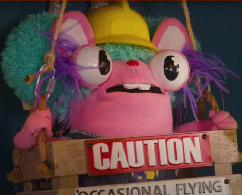 Professional Puppet Built By Sam Carter for Brother's Young children’s series, “The Very Airy Library”.