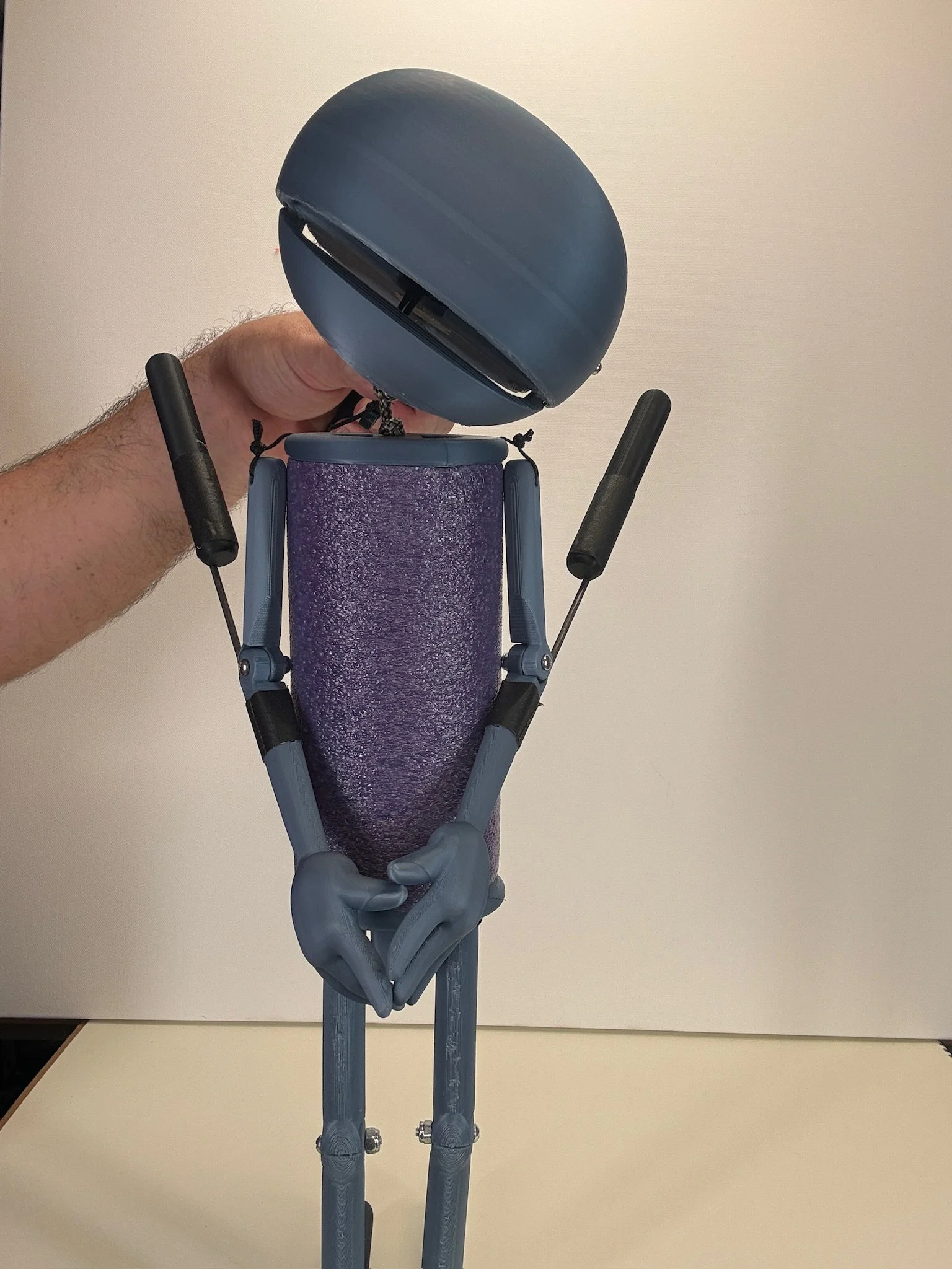 Boopos_blank_puppet_table top with Sam  Carter puppeteering