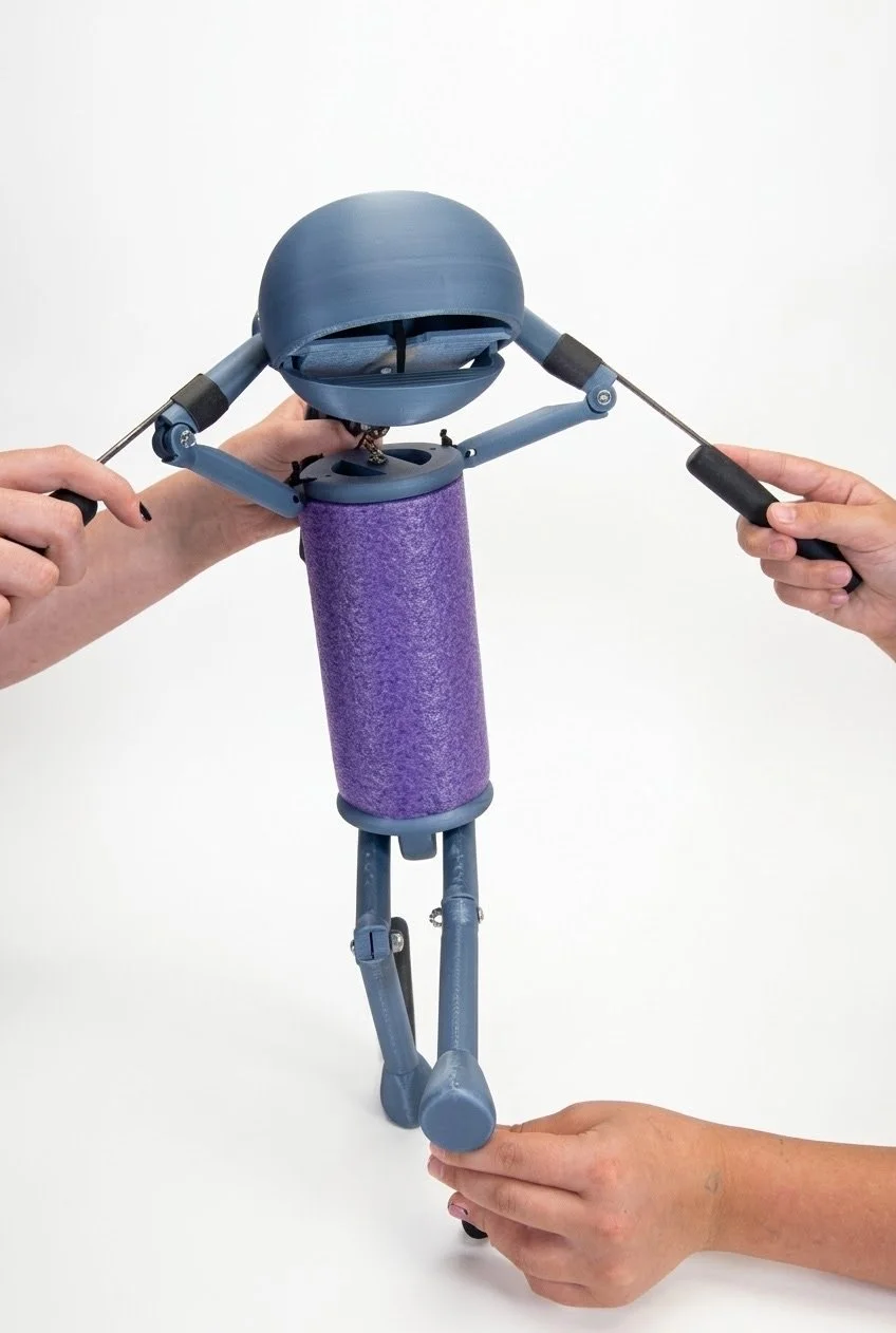 Boopos Blank Puppet with puppeteer hand