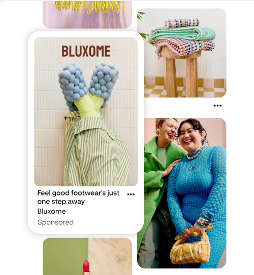 Pinterest ad examples on the Pinterest Business ads page