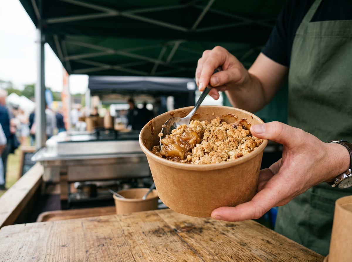 Takeaway crumble service catering