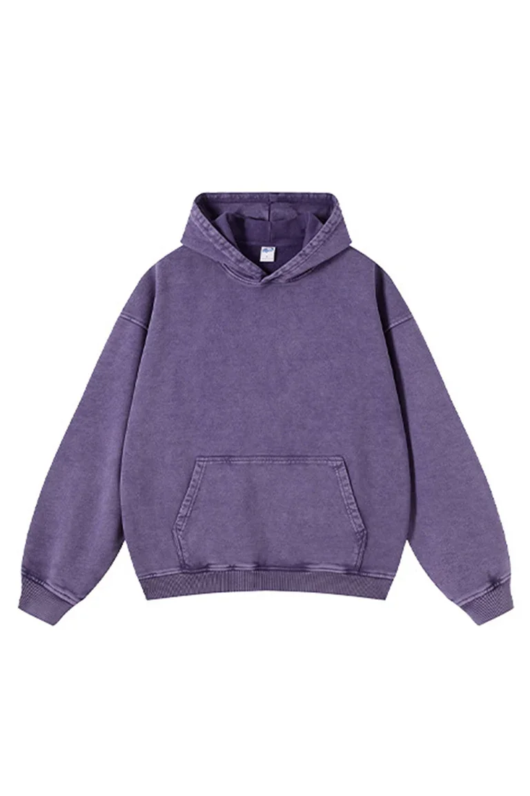 Men/Women Unisex Heavyweight 420G Wax-Dye Hoodie