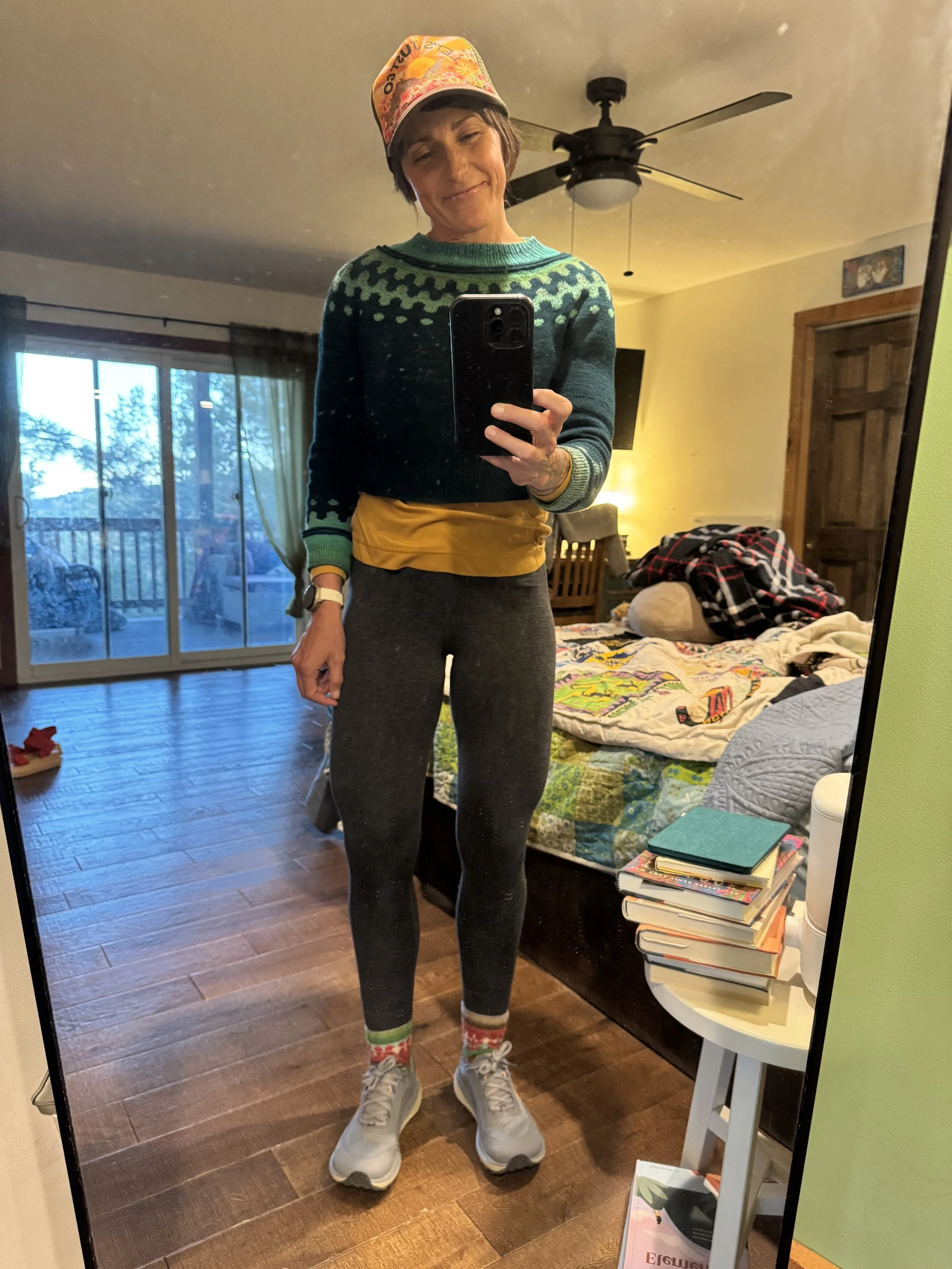 Ooey Gooey Sweater, Colorwork Cuff Club Socks