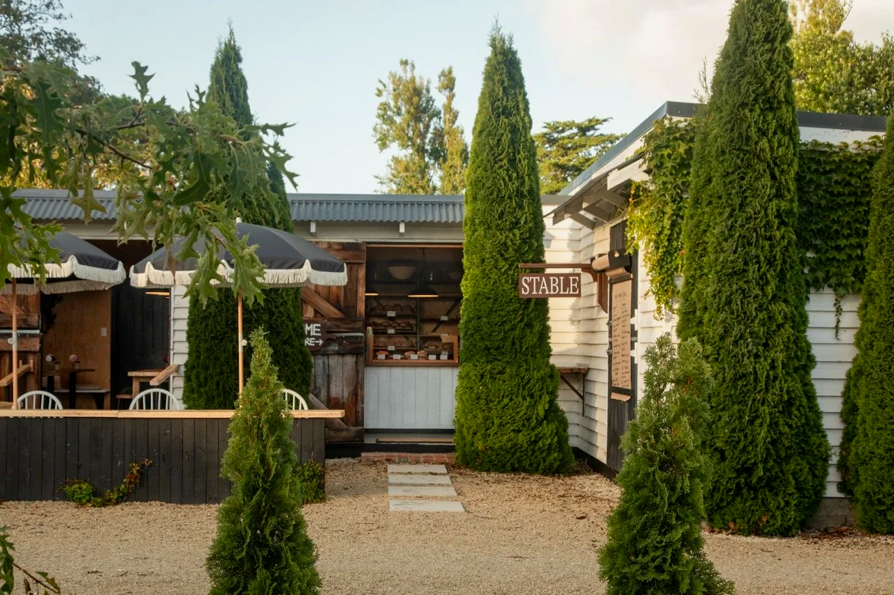 Exterior of STABLE, Greytown showing entrance to bakery and cafe.
