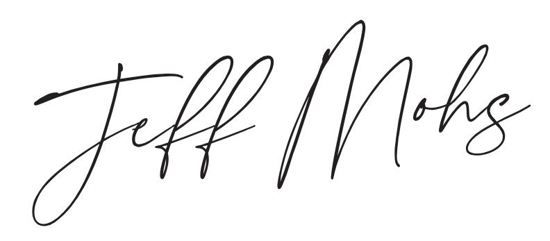 Signature-style text reading 'Jeff Mohs' in black on a transparent background.