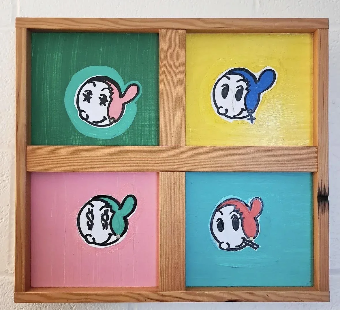 She's All That, 16 x 18 with custom fir frame