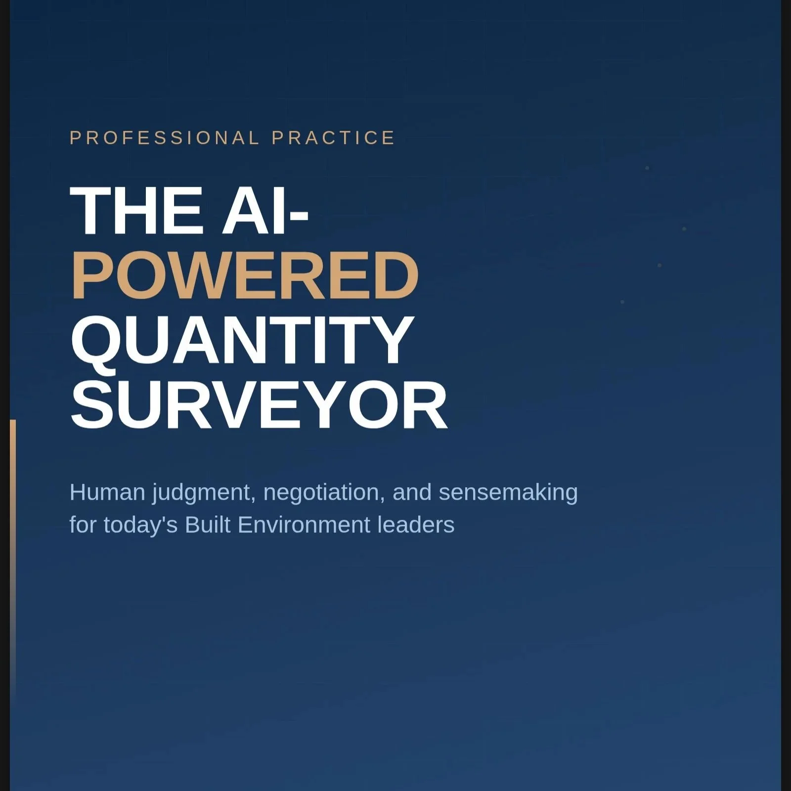 The AI-Powered Quantity Surveyor