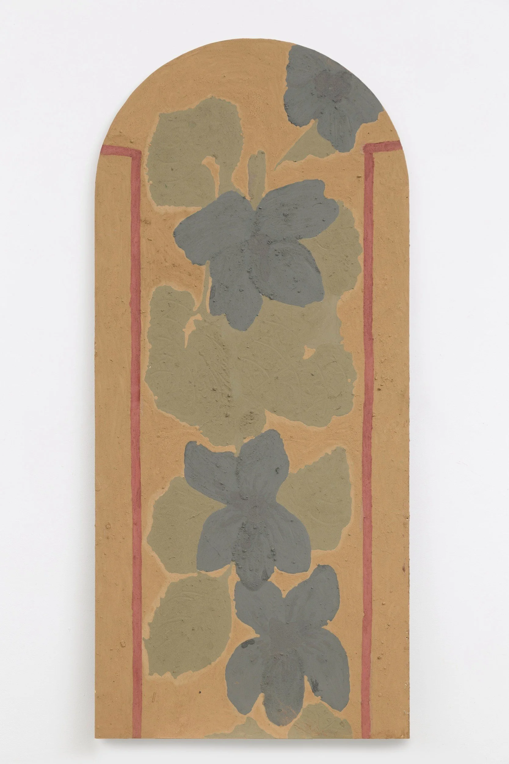 A Jersey Sprout, Journey abroad, 2024, 36x81, soil, dyes on wood.jpg