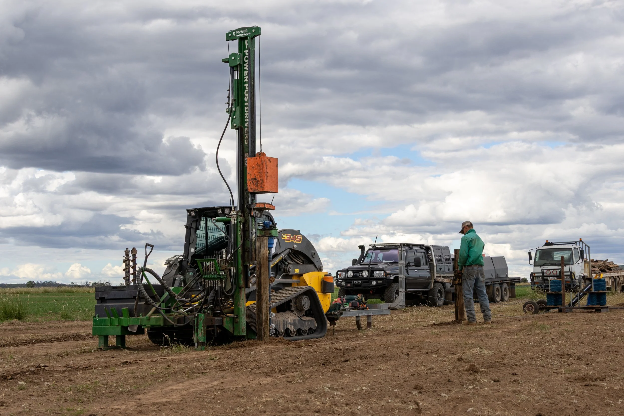 G8K Rural Co team working on a field