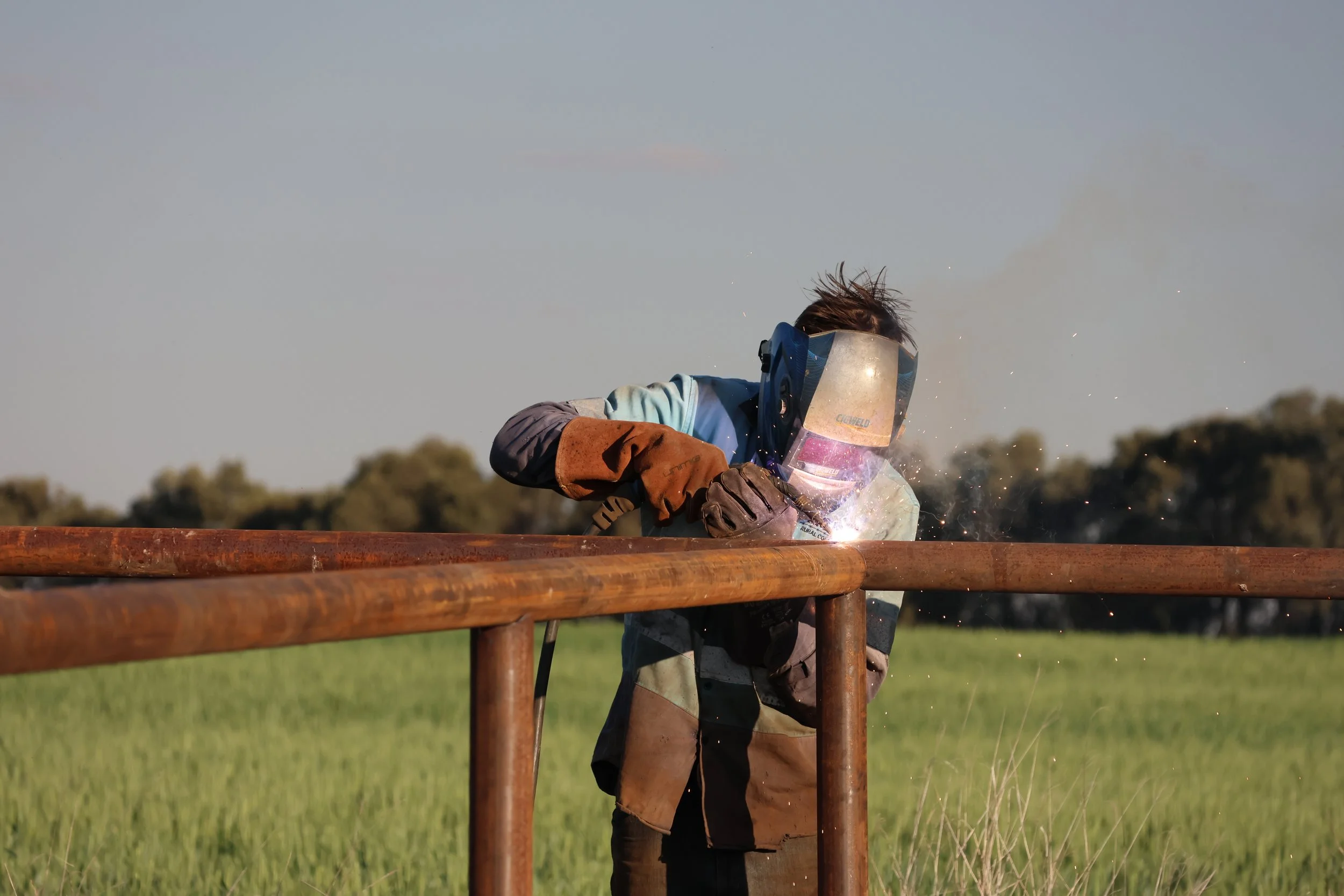 custom welding and fabrication for a rural fencing in Western Downs