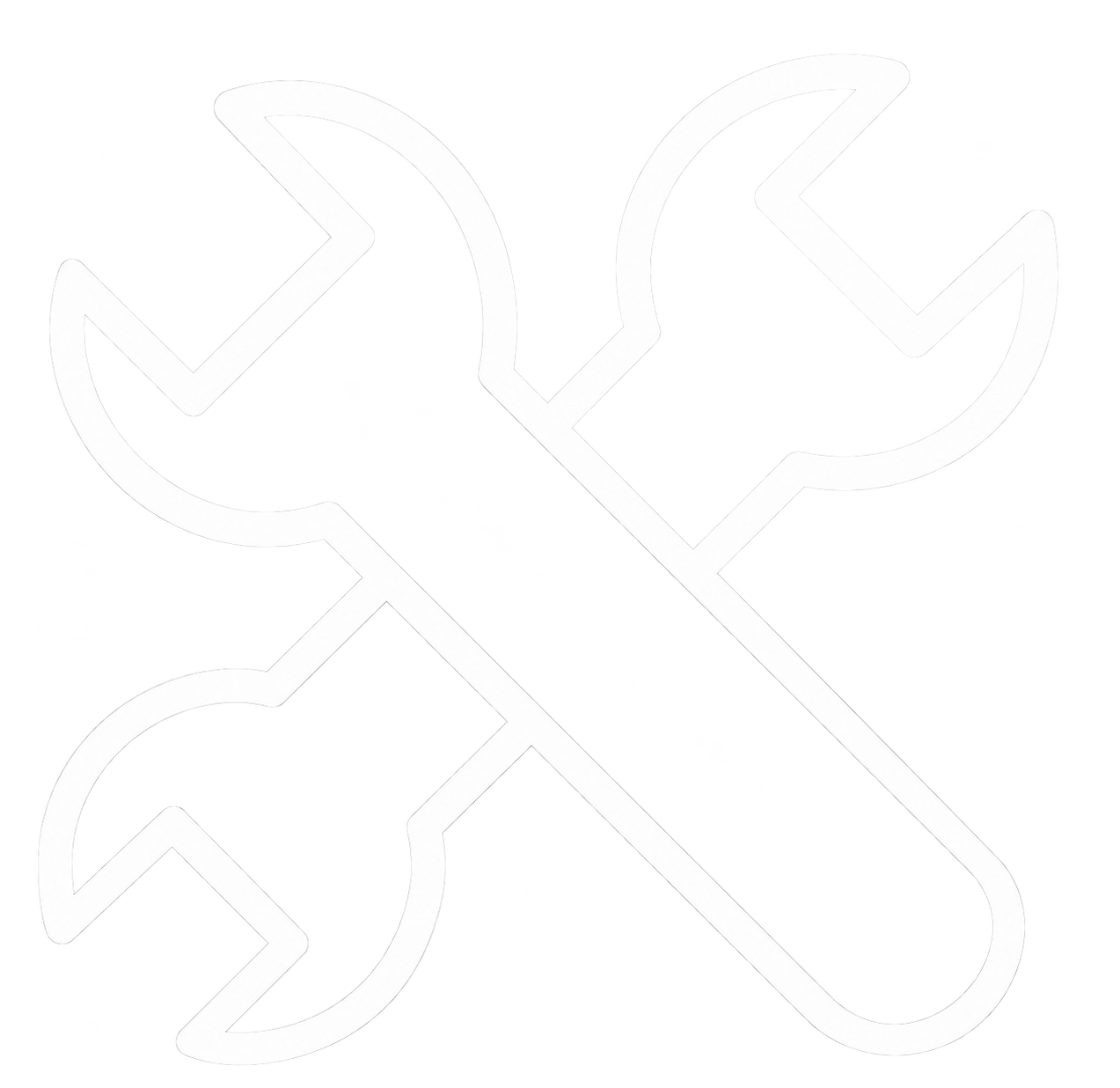 Outline of a silhouette of a rose with three leaves, created with a continuous line, on a black background.