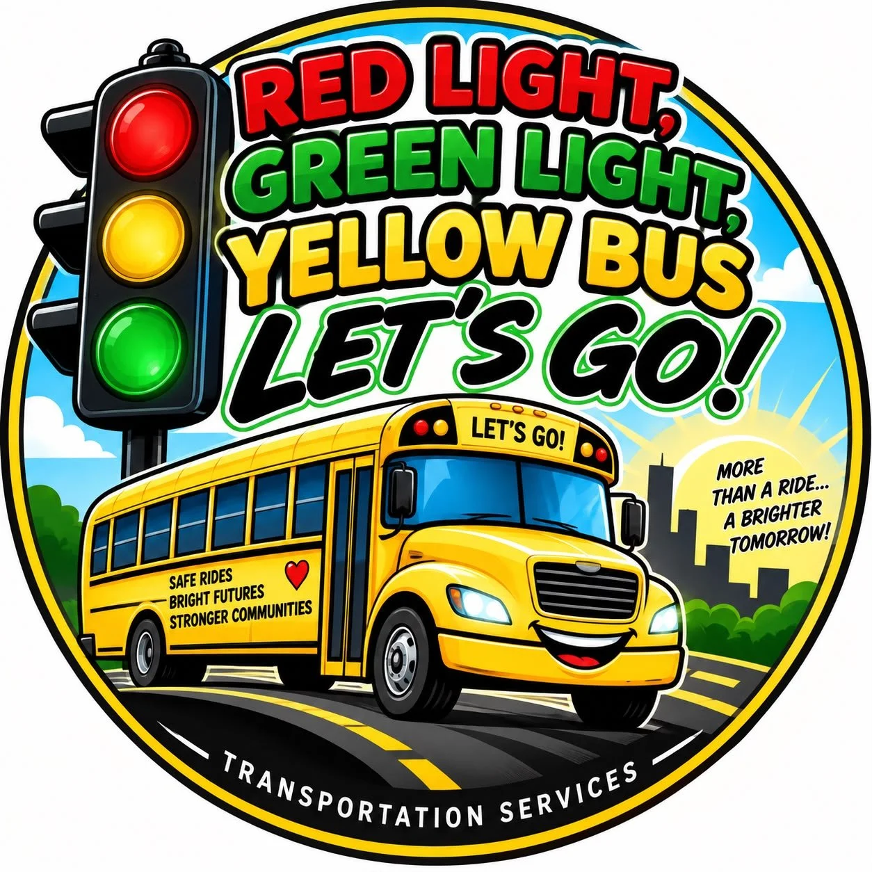YELLOW BUS LET'S GO