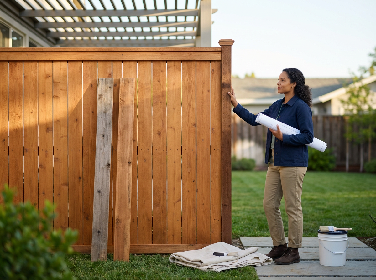 Fence Staining