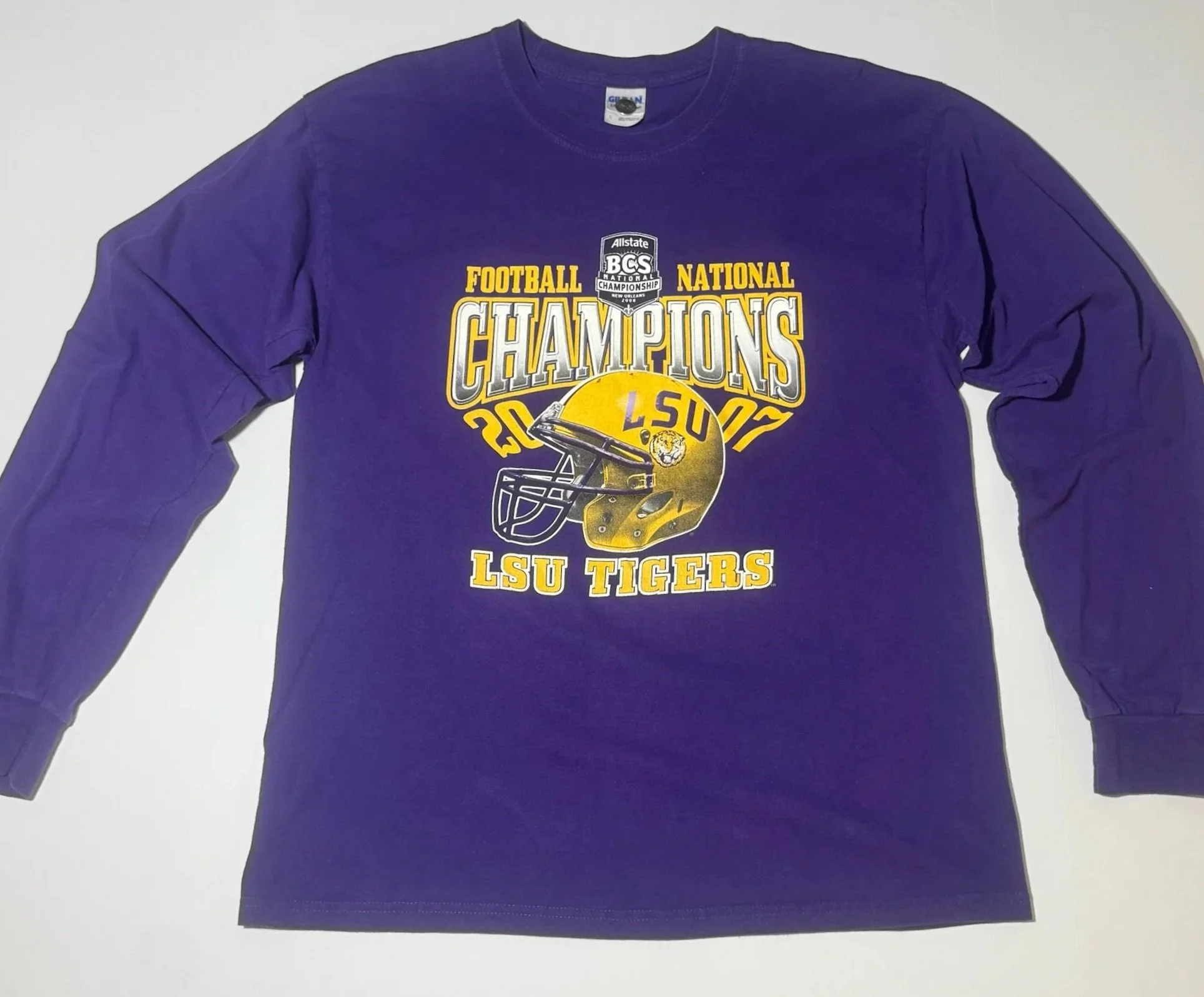 Vintage 2007 National Championship Long Sleeve (XL)