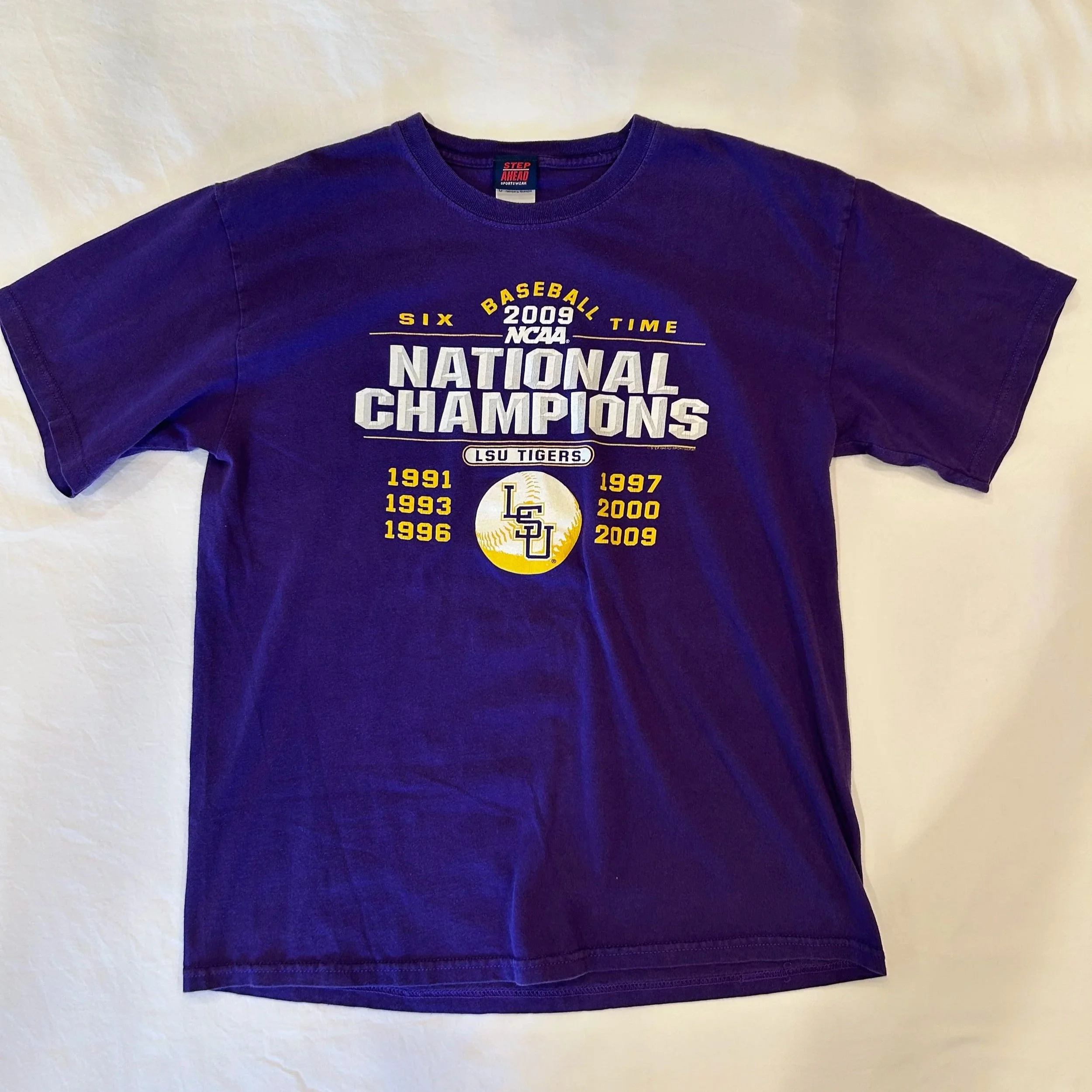 Vintage LSU National Champions Baseball T Shirt (L)