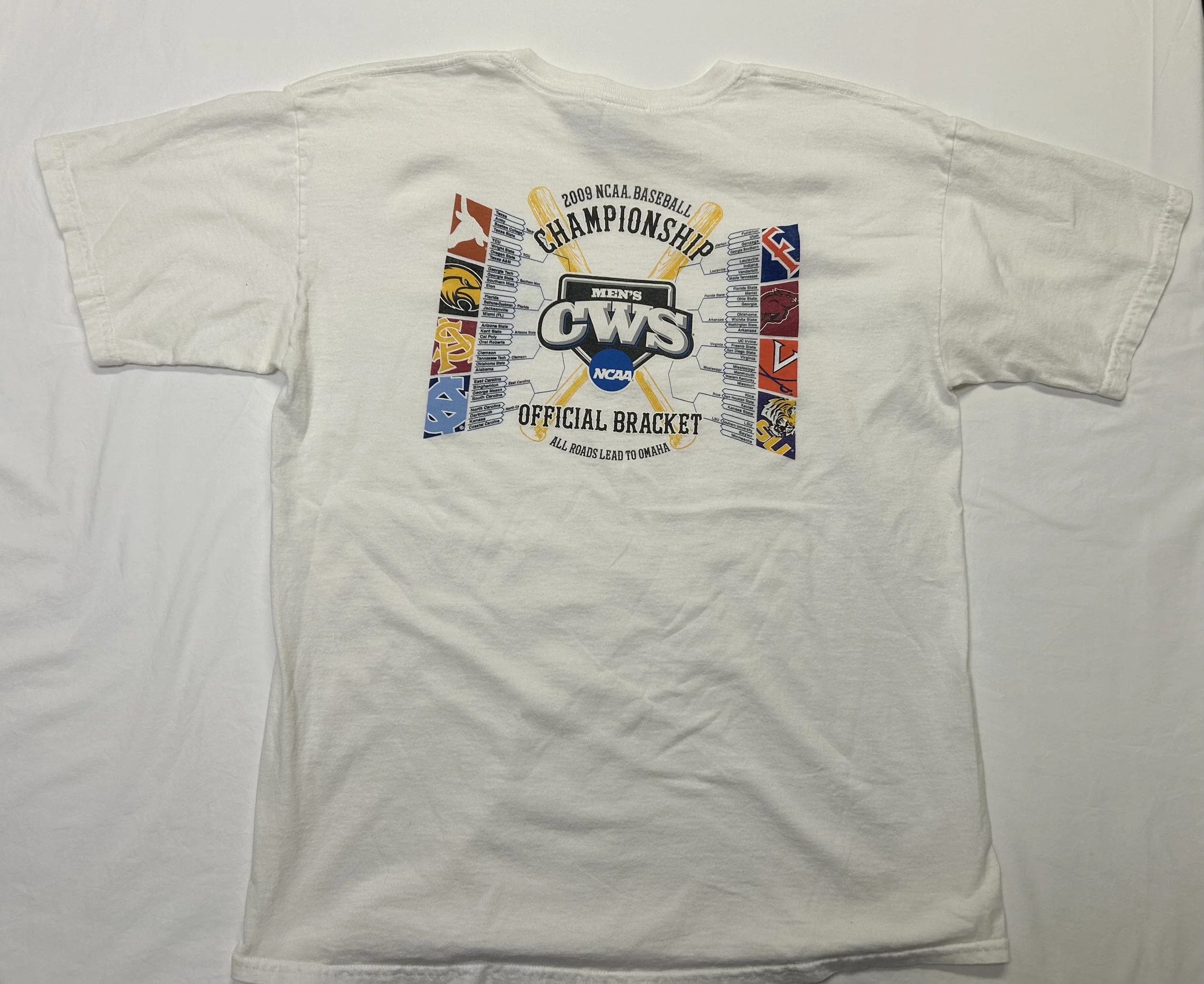Vintage 2009 CWS Omaha LSU T Shirt (L)