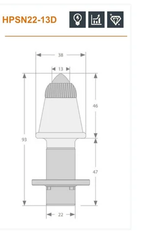 HPSN22-13D spec drawing