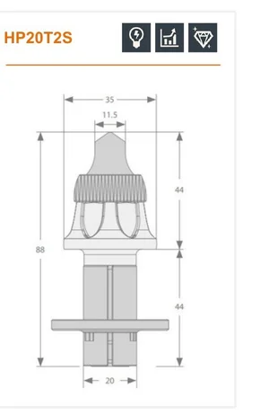 HP20T2S spec drawing