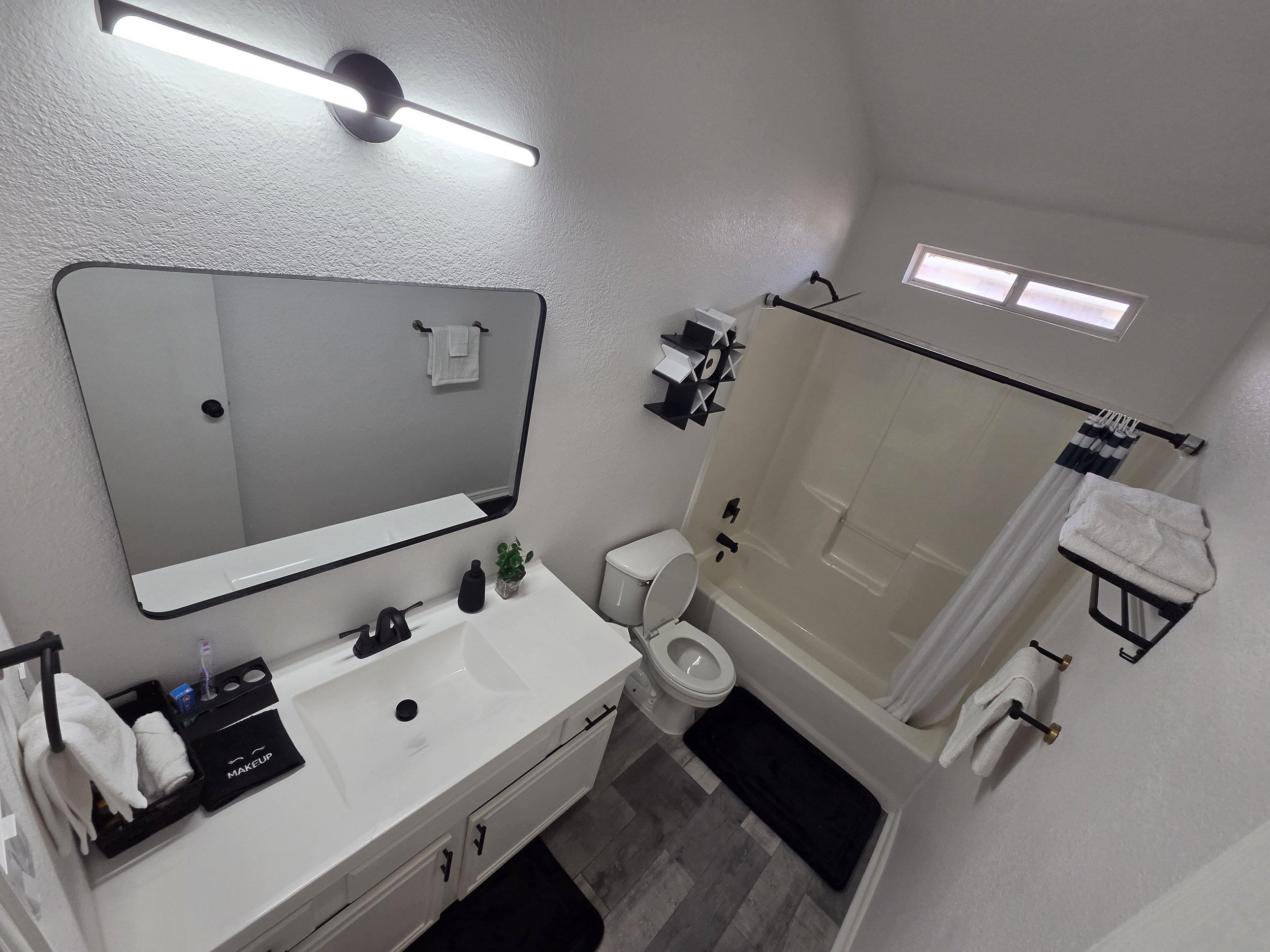 Bathroom at Ivory House McKinney with clean design and modern fixtures.