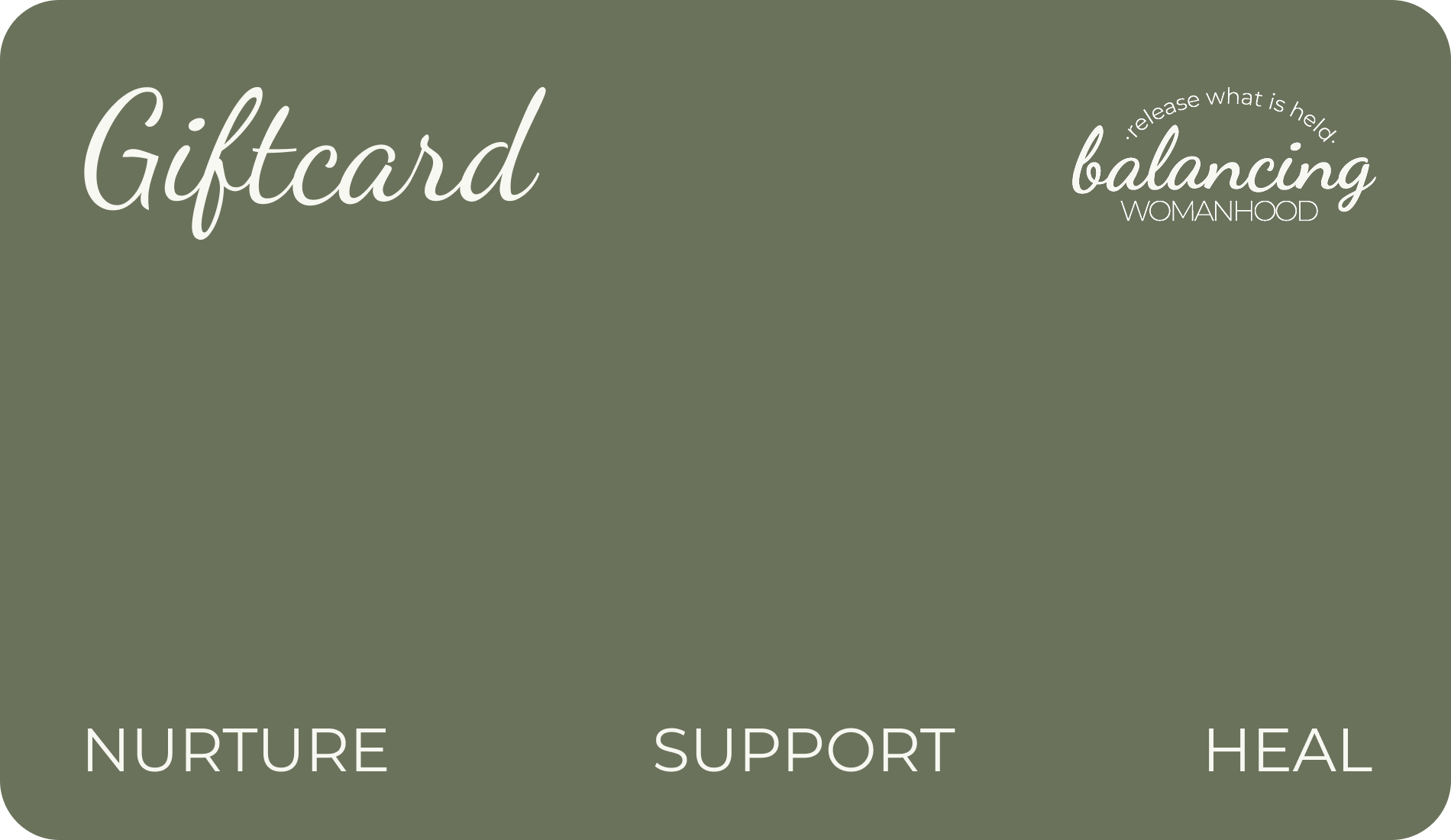 Balancing Womanhood Gift Card