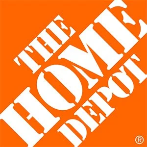 The Home Depot logo with orange background and white text